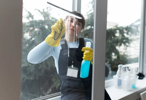 Nettoyage de vitres intérieures et extérieures à Noyers
